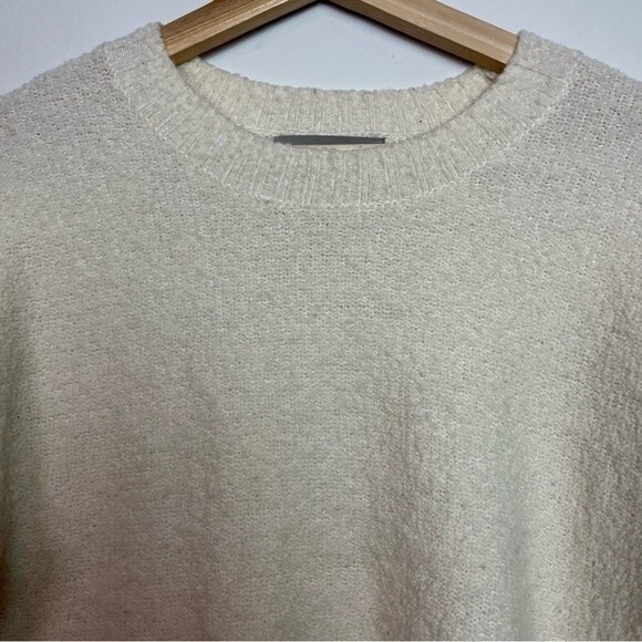 Everlane Cream Wool Blend Crewneck Sweater Size S Women - Picture 3 of 9